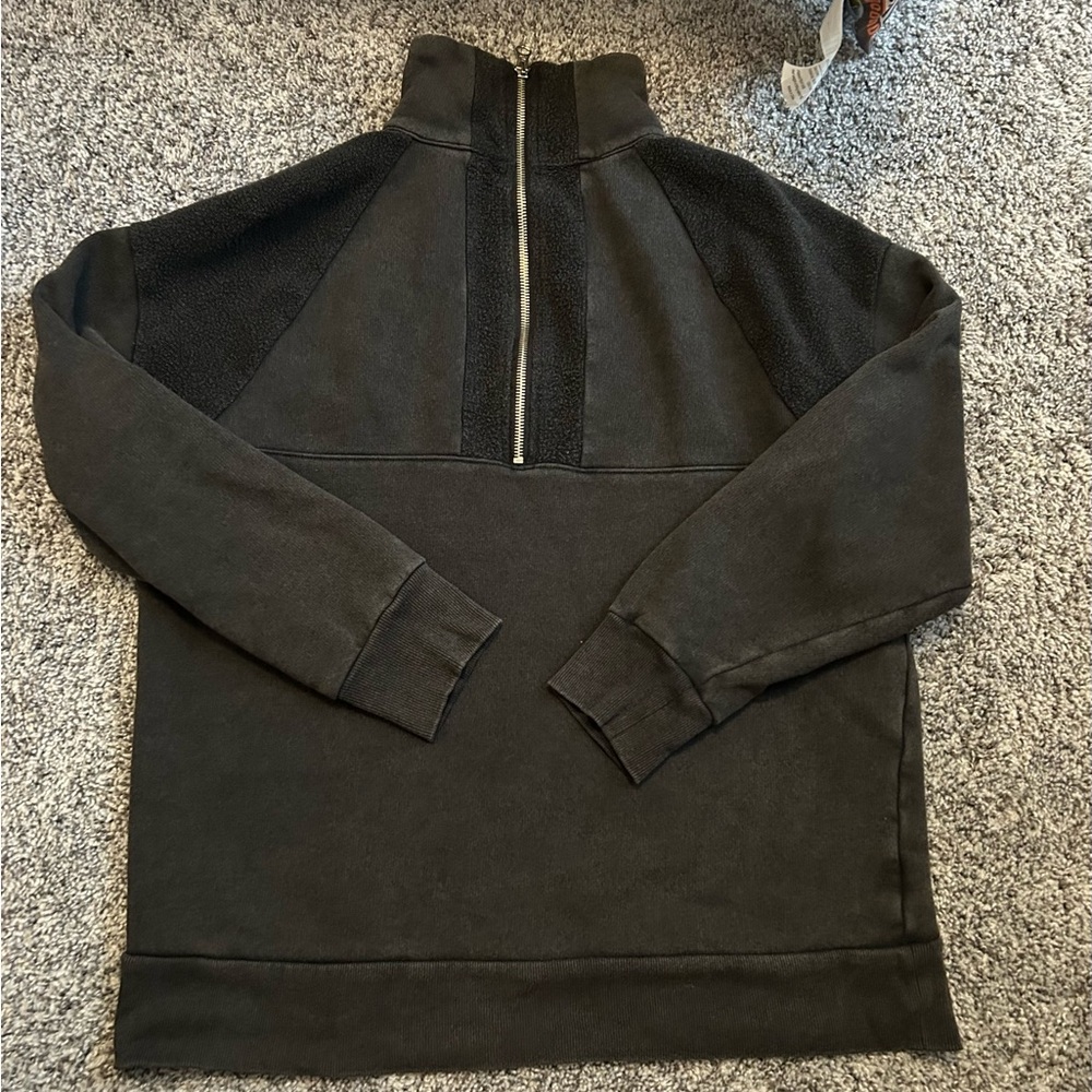 Wild Fable Charcoal Half-Zip Sweatshirt
